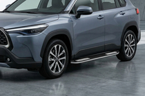Toyota Corolla Cross 2020– Stranske stopnice Tayga V2 (2 kos, aluminij) fotografija 1