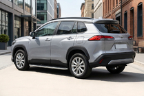 Toyota Corolla Cross 2020– Stranski pragovi Tayga Grey (2 kosa, aluminij) fotografija 1