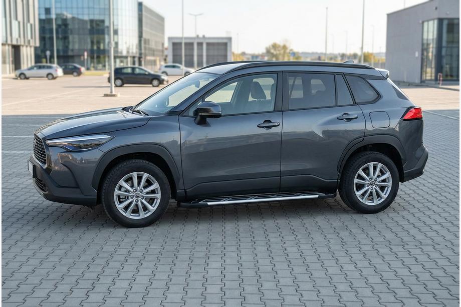 Toyota Corolla Cross 2020– Stranske stopnice Sunrise (2 kos, aluminij) Image