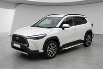 Toyota Corolla Cross 2020– Stranski pragovi Line (2 kos, aluminij) fotografija 1