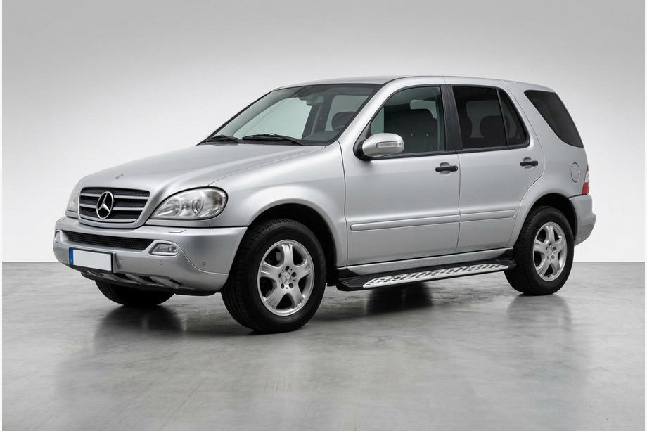 Mercedes ML W163 1997–2005 Stranske stopnice Shining V1 (2 kos, aluminij) Image