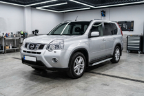 Nissan X-trail T31 2007–2014 Stranske stopnice Shining V1 (2 kos, aluminij) fotografija 1