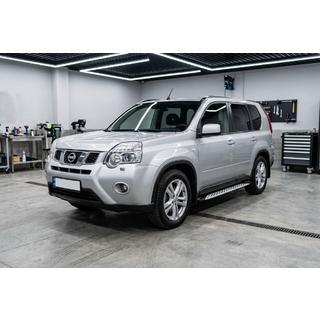 Stranske stopnice Shining V1 (2 kos, aluminij) Nissan X-trail T31 2007–2014 fotografija 1