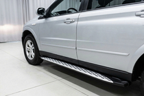 SsangYong Action 2005–2018 Stranske stopnice Shining V1 (2 kos, aluminij) fotografija 1