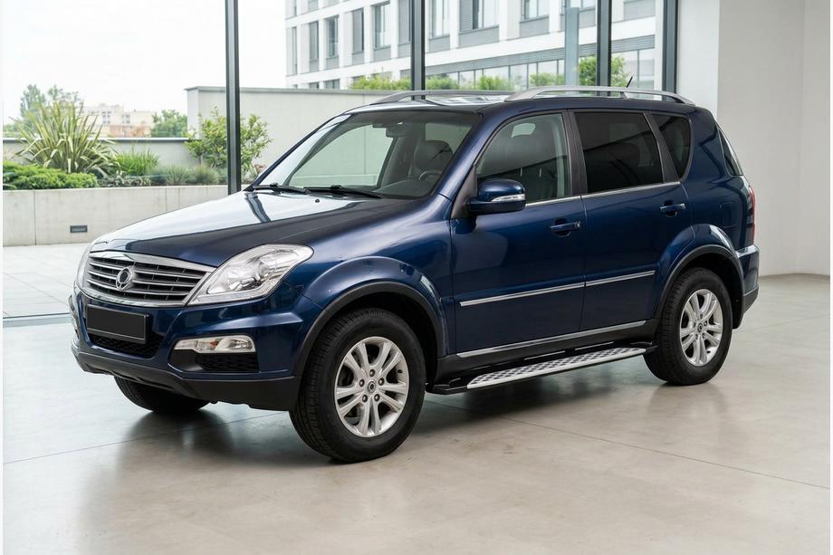 SsangYong Rexton I 2001–2017 Stranske stopnice Shining V1 (2 kos, aluminij) Image