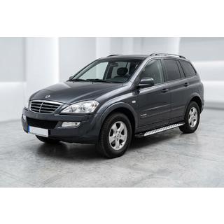 Stranske stopnice Shining V1 (2 kos, aluminij) SsangYong Kyron 2005–2014 fotografija 1