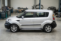 Kia Soul I 2008–2013 Stranske stopnice Shining V1 (2 kos, aluminij) fotografija 1