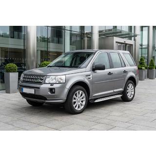 Stranske stopnice Shining V1 (2 kos, aluminij) Land Rover Freelander II 2006–2014 fotografija 1