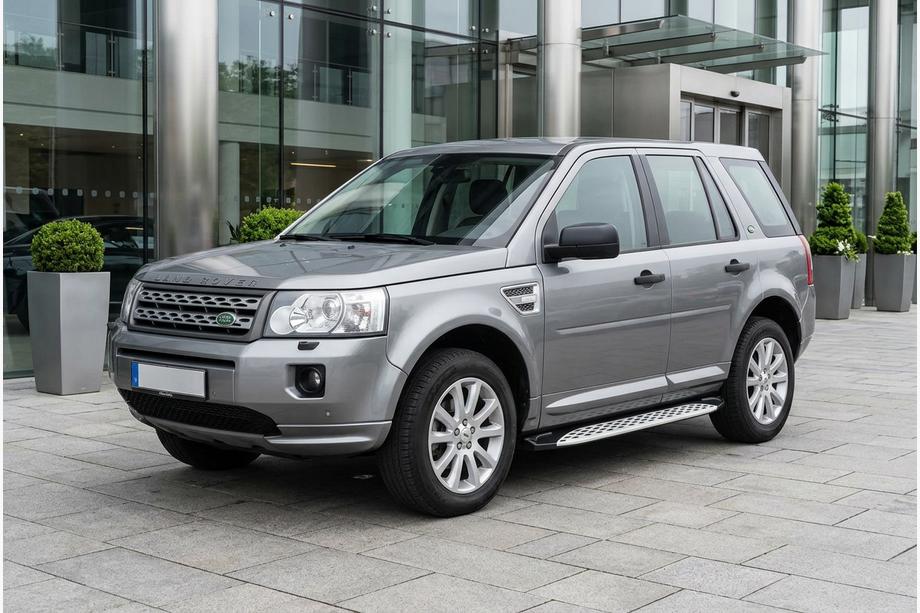 Land Rover Freelander II 2006–2014 Stranske stopnice Shining V1 (2 kos, aluminij) Image