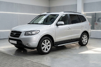Hyundai Santa Fe 2 2006–2012 Stranske stopnice Shining V1 (2 kos, aluminij) fotografija 1