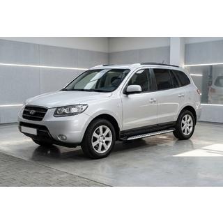 Stranske stopnice Shining V1 (2 kos, aluminij) Hyundai Santa Fe 2 2006–2012 fotografija 1
