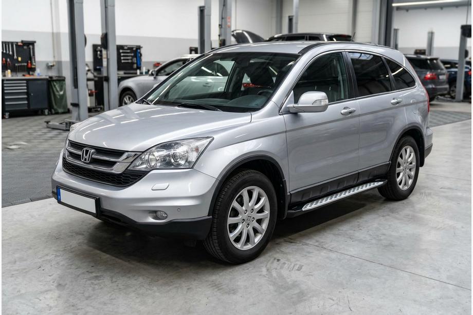 Honda CRV 2007–2011 Stranske stopnice Shining V1 (2 kos, aluminij) Image