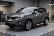 Kia Sorento II XM 2009–2014 Stranske stopnice Shining V1 (2 kos, aluminij) fotografija 1