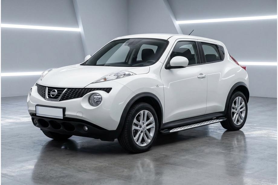 Nissan Juke 2010–2019 Stranske stopnice Shining V1 (2 kos, aluminij) Image