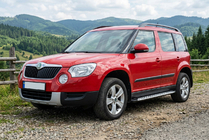 Skoda Yeti 2009–2017 Stranske stopnice Shining V1 (2 kos, aluminij) fotografija 1