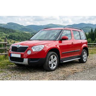Stranske stopnice Shining V1 (2 kos, aluminij) Skoda Yeti 2009–2017 fotografija 1