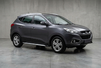 Hyundai IX-35 2010–2015 Stranske stopnice Shining V1 (2 kos, aluminij) fotografija 1