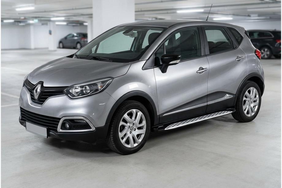 Renault Captur 2013–2019 Stranske stopnice Shining V1 (2 kos, aluminij) Image