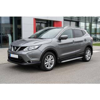 Stranske stopnice Shining V1 (2 kos, aluminij) Nissan Qashqai 2014–2021 fotografija 1