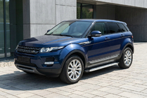 Range Rover Evoque 2012–2018 Stranske stopnice Shining V1 (2 kos, aluminij) fotografija 1