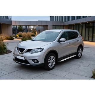 Stranske stopnice Shining V1 (2 kos, aluminij) Nissan X-trail T32/Rogue 2014–2021 fotografija 1