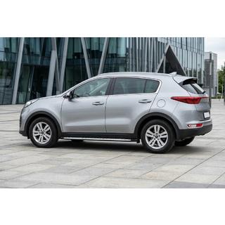 Stranske stopnice Shining V1 (2 kos, aluminij) Kia Sportage 2015–2021 fotografija 1