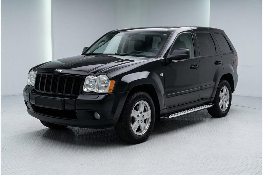 Jeep Grand Cherokee WK 2004–2010 Stranske stopnice Shining V1 (2 kos, aluminij) Fotografija 1