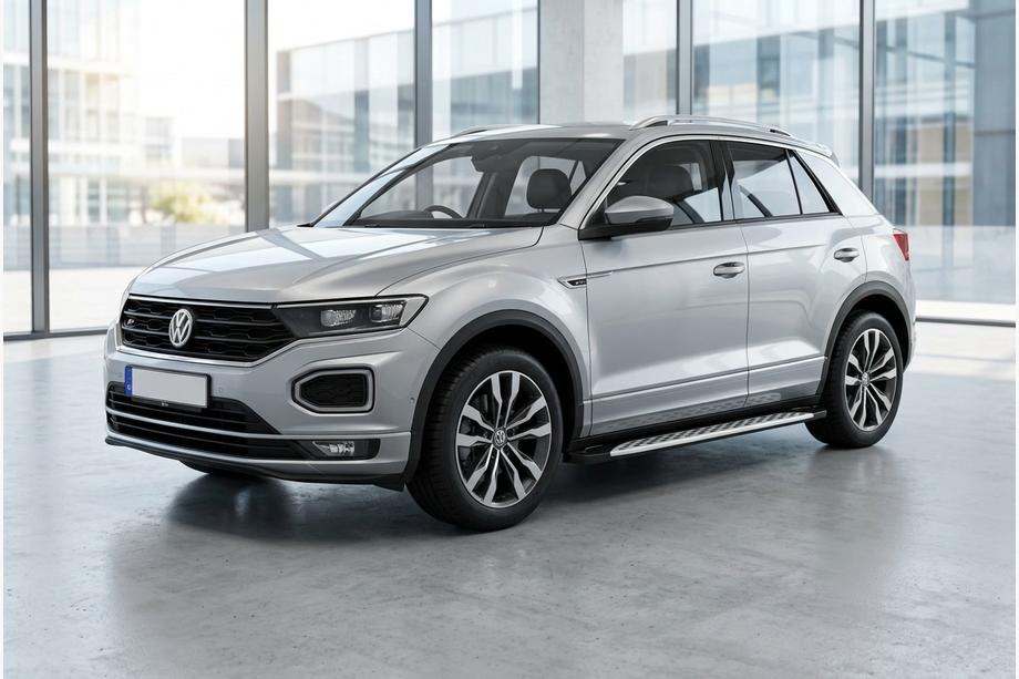 Volkswagen T-Roc 2017–2025 Stranske stopnice Shining V1 (2 kos, aluminij) Image