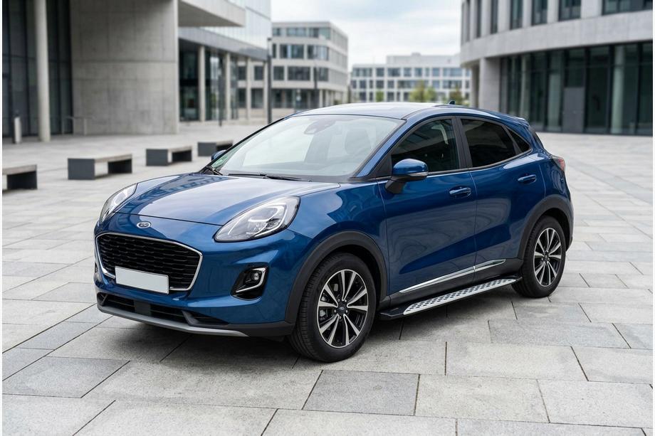 Ford Puma 2019– Stranske stopnice Shining V1 (2 kos, aluminij) Fotografija 1