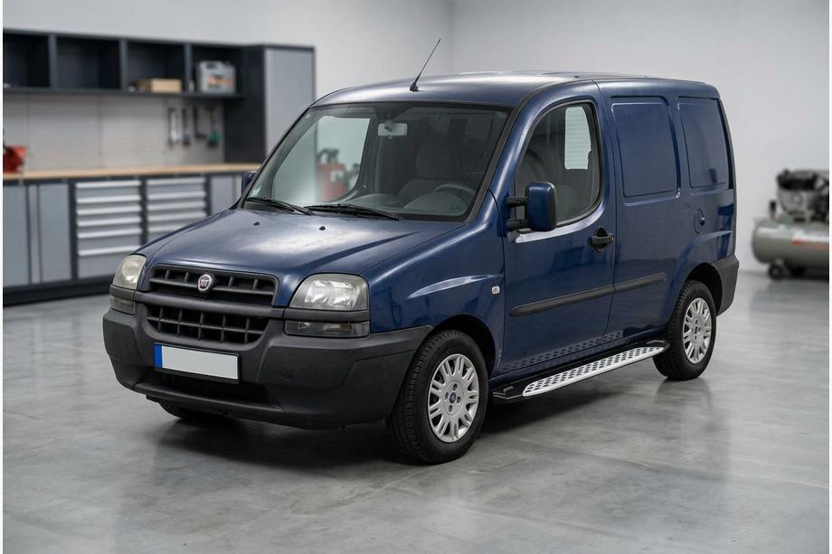 Fiat Doblo I 2001–2005 Stranske stopnice Shining V1 (2 kos, aluminij) Image