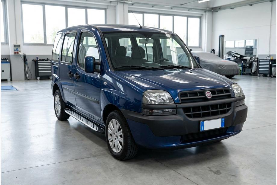 Fiat Doblo I 2005–2010 Stranske stopnice Shining V1 (2 kos, aluminij) Image