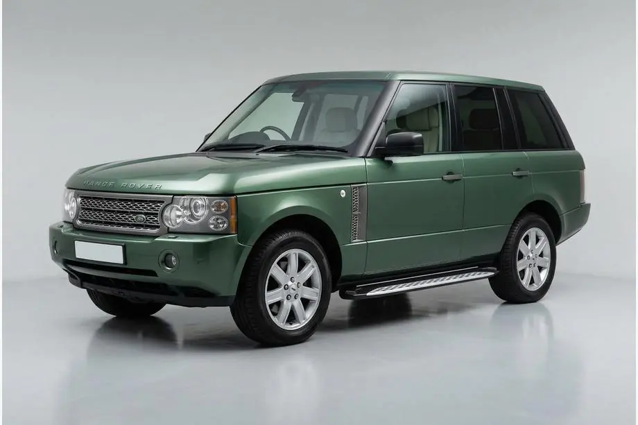 Range Rover III L322 2002–2012 Stranske stopnice Shining V1 (2 kos, aluminij) Image