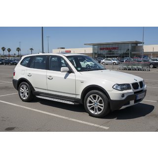 Stranske stopnice Shining V1 (2 kos, aluminij) BMW X3 E83 2003–2010 fotografija 1