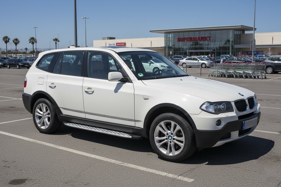 BMW X3 E83 2003–2010 Stranske stopnice Shining V1 (2 kos, aluminij) Image
