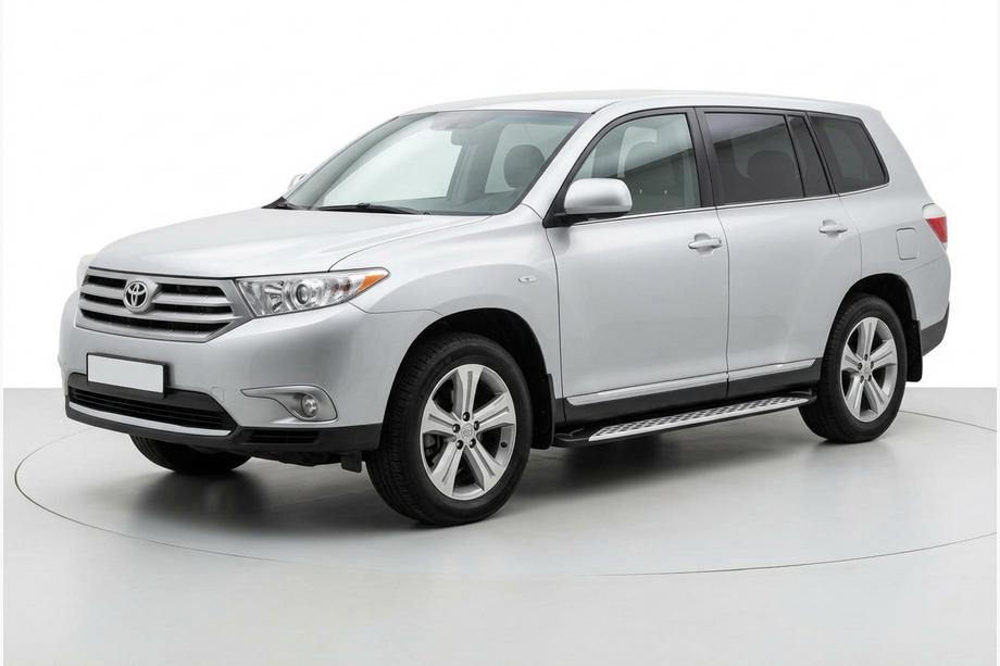 Toyota Highlander 2008–2013 Stranske stopnice Shining V1 (2 kos, aluminij) Image