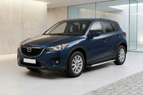 Mazda CX-5 2012–2017 Stranske stopnice Shining V1 (2 kos, aluminij) fotografija 1