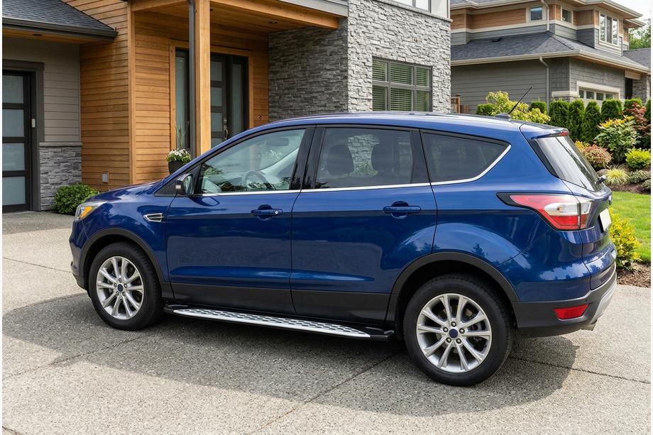 Ford Kuga/Escape 2013–2019 Stranske stopnice Shining V1 (2 kos, aluminij) Image
