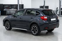 Subaru XV 2011–2017 Stranske stopnice Shining V1 (2 kos, aluminij) fotografija 1