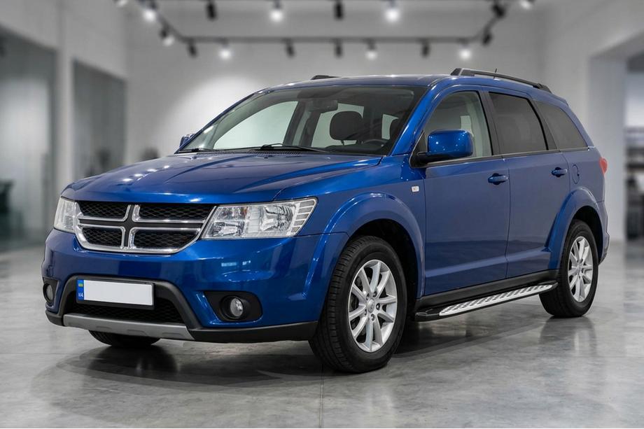Dodge Journey 2008–2020 Stranske stopnice Shining V1 (2 kos, aluminij) Image