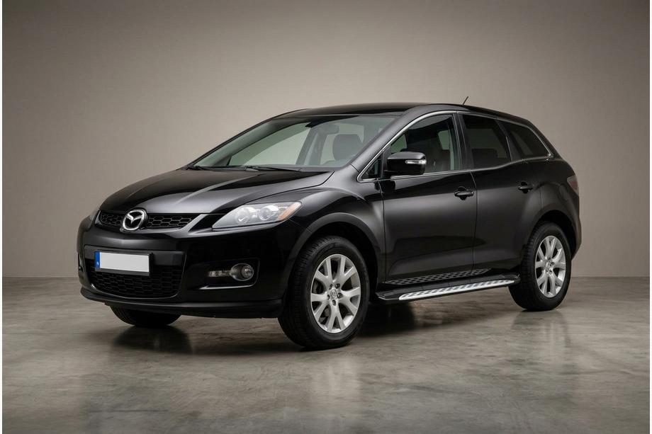 Mazda CX-7 2006–2012 Stranske stopnice Shining V1 (2 kos, aluminij) Fotografija 1