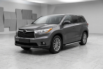 Toyota Highlander 2013–2019 Stranske stopnice Shining V1 (2 kos, aluminij) fotografija 1