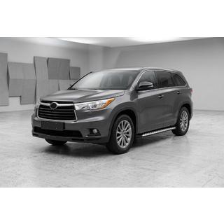 Stranske stopnice Shining V1 (2 kos, aluminij) Toyota Highlander 2013–2019 fotografija 1