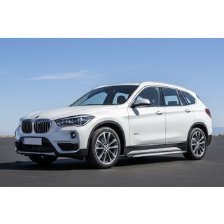 Stranske stopnice Shining V1 (2 kos, aluminij) BMW X1 F48 2015–2022 fotografija 1