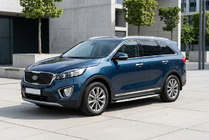 Kia Sorento III UM 2014–2020 Stranske stopnice Shining V1 (2 kos, aluminij) fotografija 1