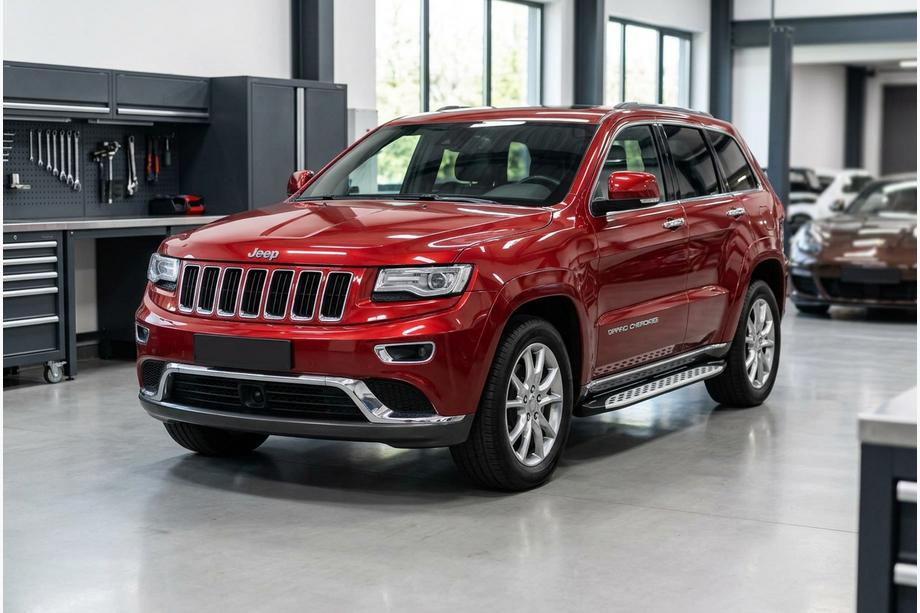 Jeep Grand Cherokee WK2 2010–2021 Stranske stopnice Shining V1 (2 kos, aluminij) Image