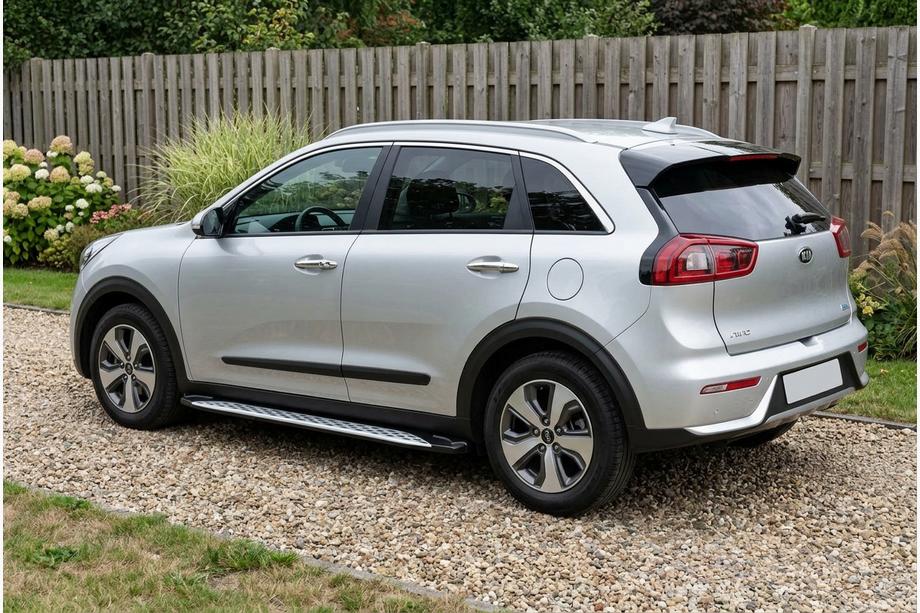 Kia Niro 2016–2021 Stranske stopnice Shining V1 (2 kos, aluminij) Image