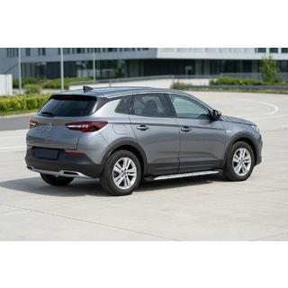 Stranske stopnice Shining V1 (2 kos, aluminij) Opel Grandland X 2017– fotografija 1