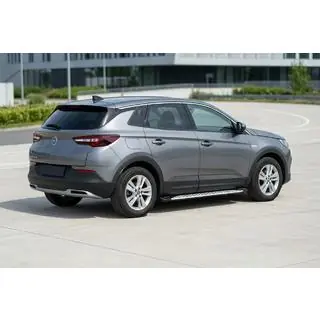 Stranske stopnice Shining V1 (2 kos, aluminij) Opel Grandland X 2017– fotografija 1