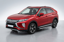 Mitsubishi Eclipse Cross 2017– Stranske stopnice Shining V1 (2 kos, aluminij) fotografija 1