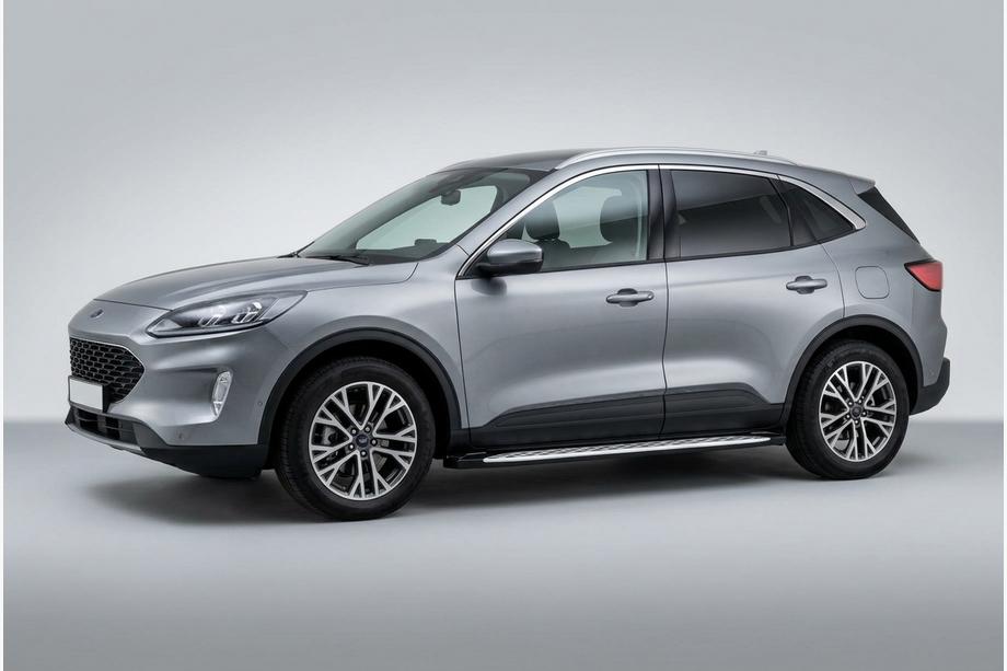 Ford Kuga/Escape 2019– Stranske stopnice Shining V1 (2 kos, aluminij) Image